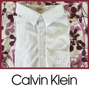 White Oxford Calvin Klein Shirt Affordable